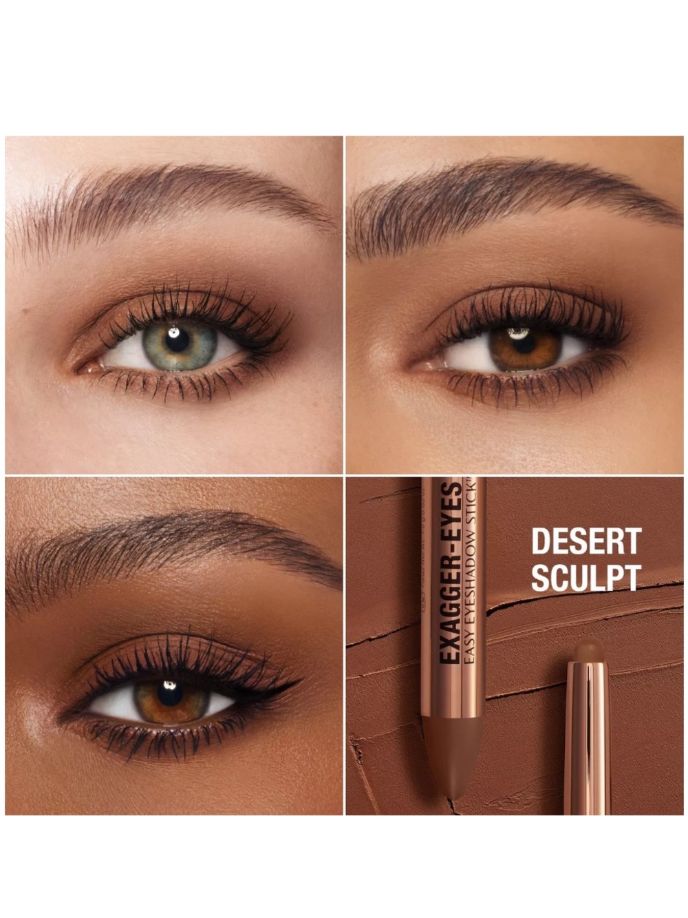 Charlotte Tilbury Exagger-Eyes Eyeshadow Stick — Desert Sculpt NEW IN BOX✨ - Picture 3 of 10